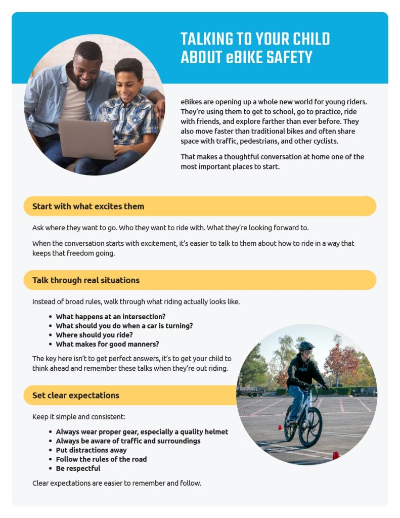 Talking to Your Child About eBike Safety